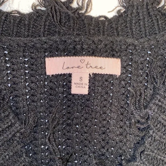 Black Ripped Sweater - Picture 4 of 5